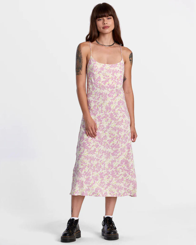 RVCA Maiden Midi Dress - Latte