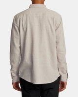 RVCA Neps Long Sleeve Shirt - Washed Grey