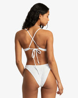 RVCA Palm Grooves V Wire Crossback Bikini Top