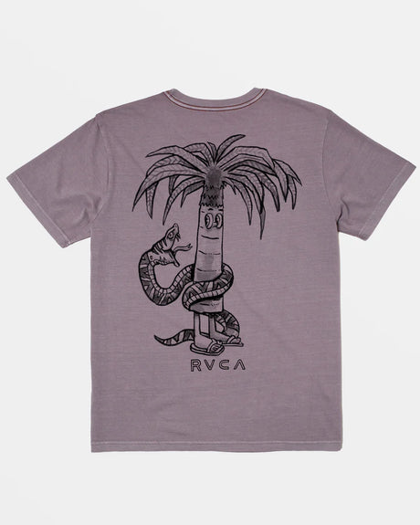 RVCA Pommier Palms Tee - Gray Ridge