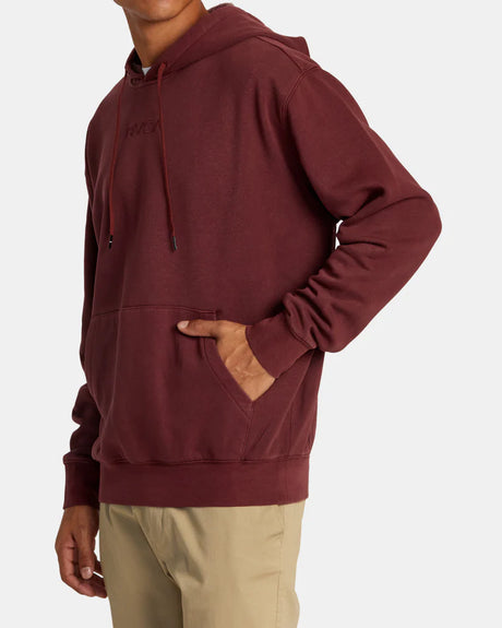 RVCA PTC Hoodie - Red Earth