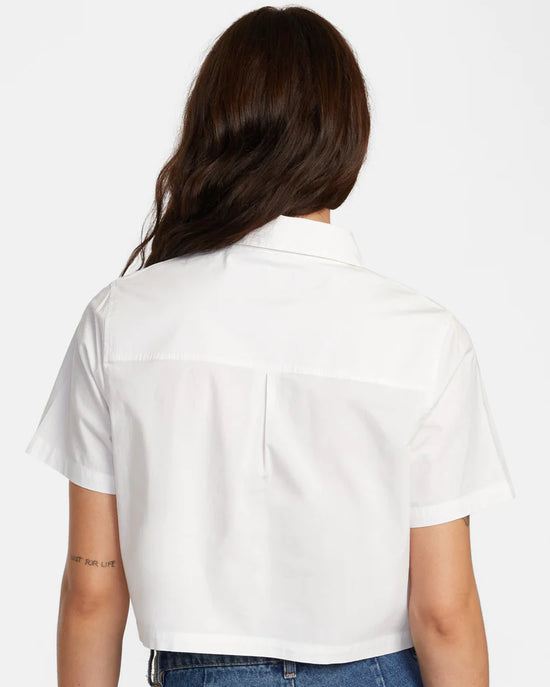 RVCA Recession Short Sleeve Shirt - Whisper White