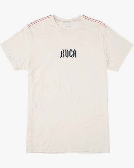 RVCA Redondo Mask Short Sleeve T-Shirt - Antique White