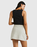 RVCA Reform Skirt - Dark Khaki