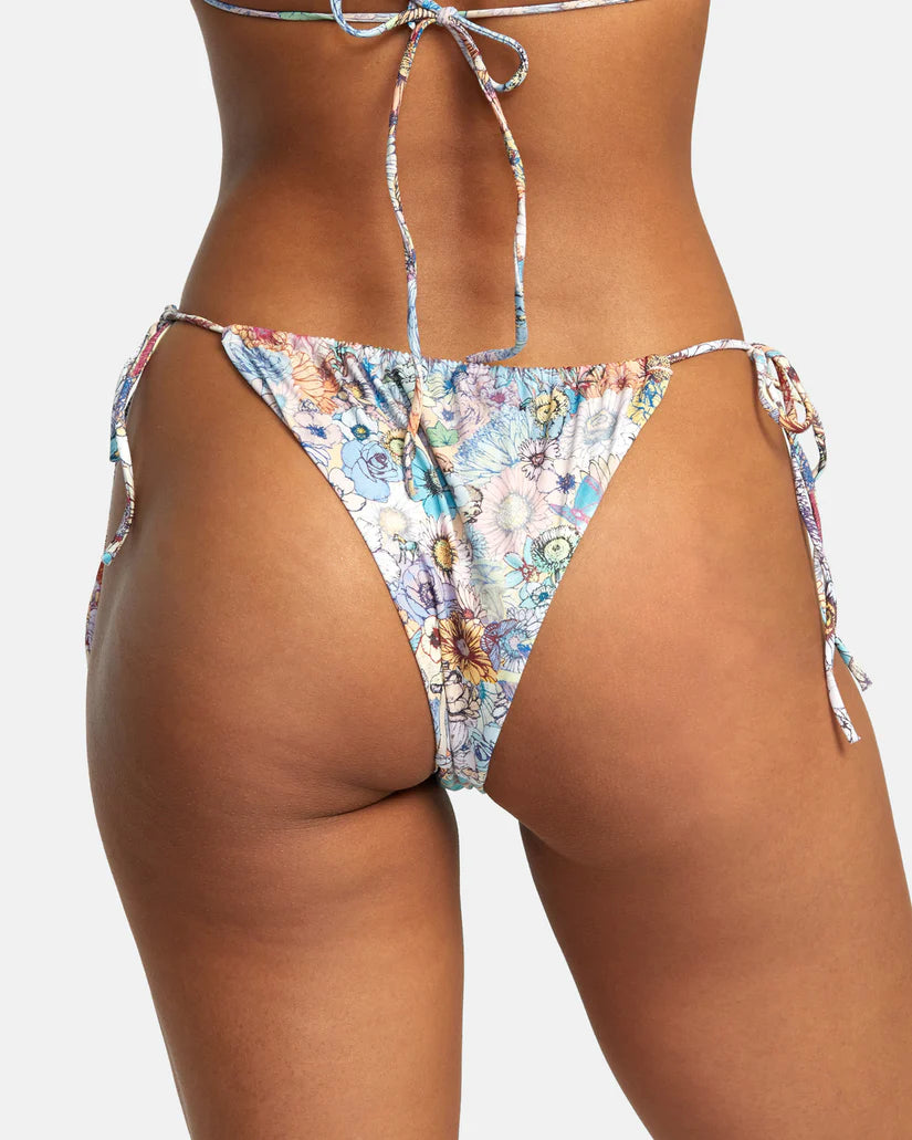 RVCA Sage Side Tie Skimpy Bikini Bottoms - Multi