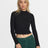 RVCA Saved Long Sleeve Crop Top - Black