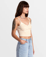 RVCA Silhouette Knitted Tank - Latte