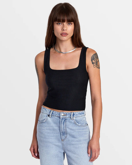 RVCA Slate Tank - RVCA Black