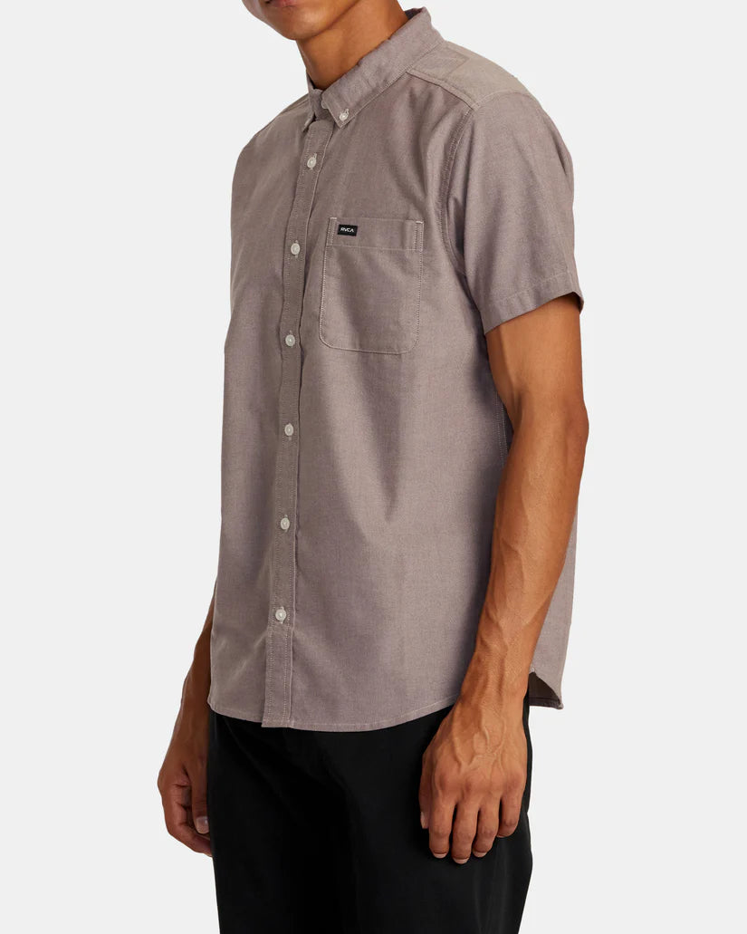 RVCA Thatll Do Short Sleeve Shirt - Plum Ash