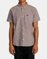 RVCA Thatll Do Short Sleeve Shirt - Plum Ash