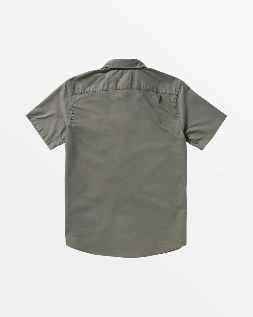 RVCA Thatll Do Short Sleeve Shirt - Sage Leaf