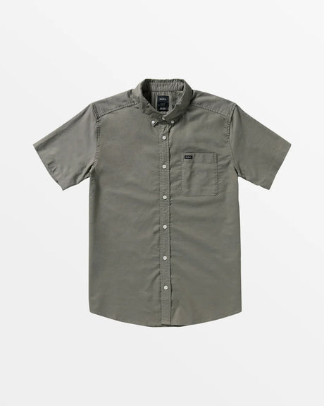 RVCA Thatll Do Short Sleeve Shirt - Sage Leaf