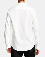 RVCA That'll Do Stretch Long Sleeve Shirt - White