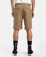 RVCA Weekend Stretch Short - Dark Khaki