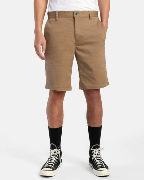 RVCA Weekend Stretch Short - Dark Khaki