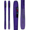 Salomon QST 98 Skis 2025 - Tillandsia Purple / Pastel Neon Blue 3 / Poppy Red