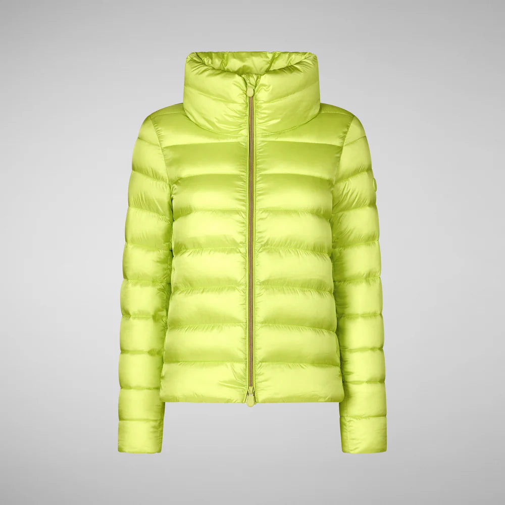 Save The Duck Women's Animal Free Elsie Puffer Jacket - Linchen Green