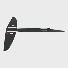 Slingshot One-Lock Verse 270 carbon fiber hydrofoil tail wing in black with white stripes