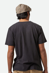 Brixton Men's Vintage Reserve Short Sleeve Henley