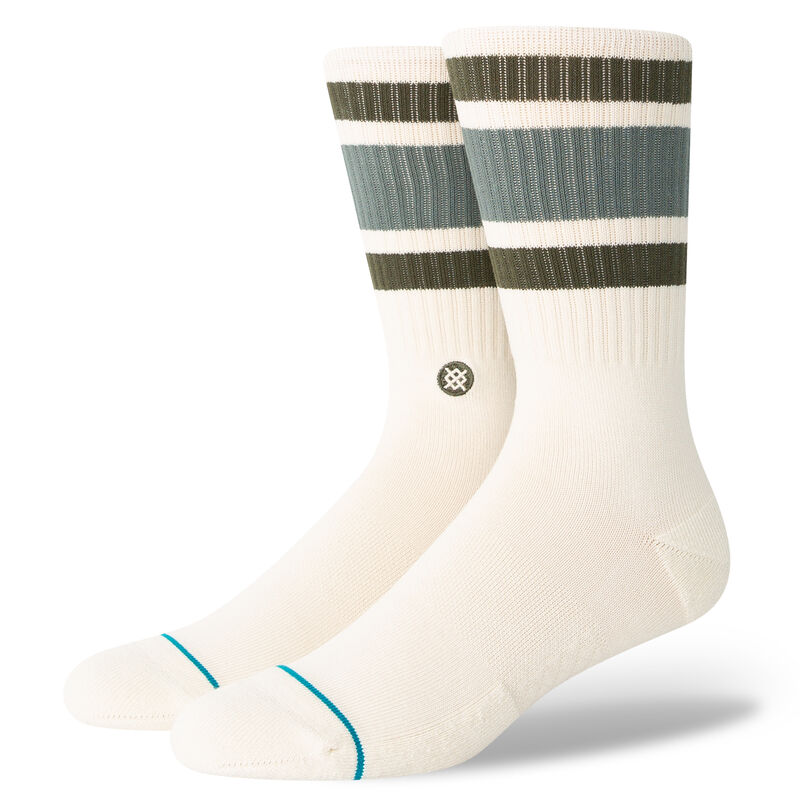 Stance Boyd Crew Socks- Vintage White