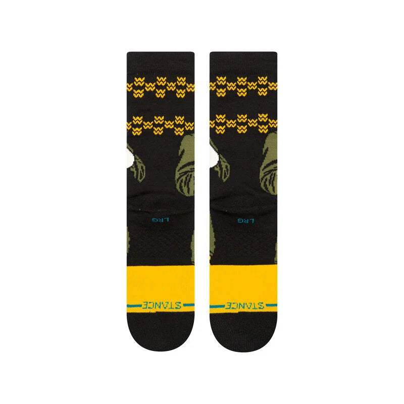 Stance Elf Smiling's My Favorite Crew Socks - Black