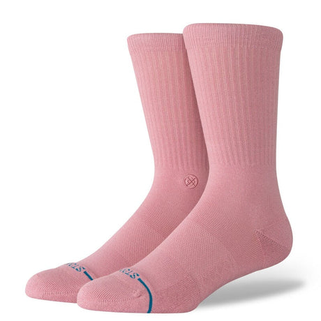 Stance Icon Crew Socks - Dusty Rose