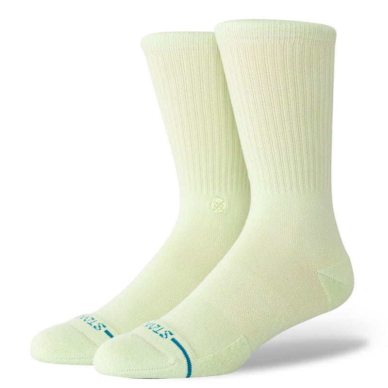 Stance Icon Crew Socks - Green Sand