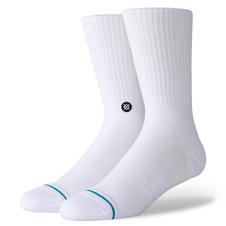 Stance Icon Crew Socks - Whiteblack