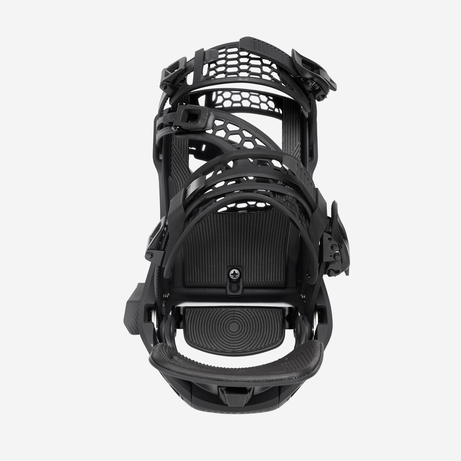 Nidecker Supermatic Snowboard Bindings 2024 - Black