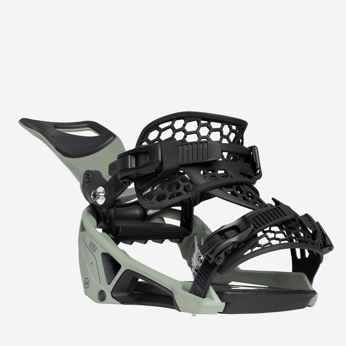 Nidecker Supermatic Snowboard Bindings - Olive