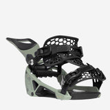 Nidecker Supermatic Snowboard Bindings - Olive