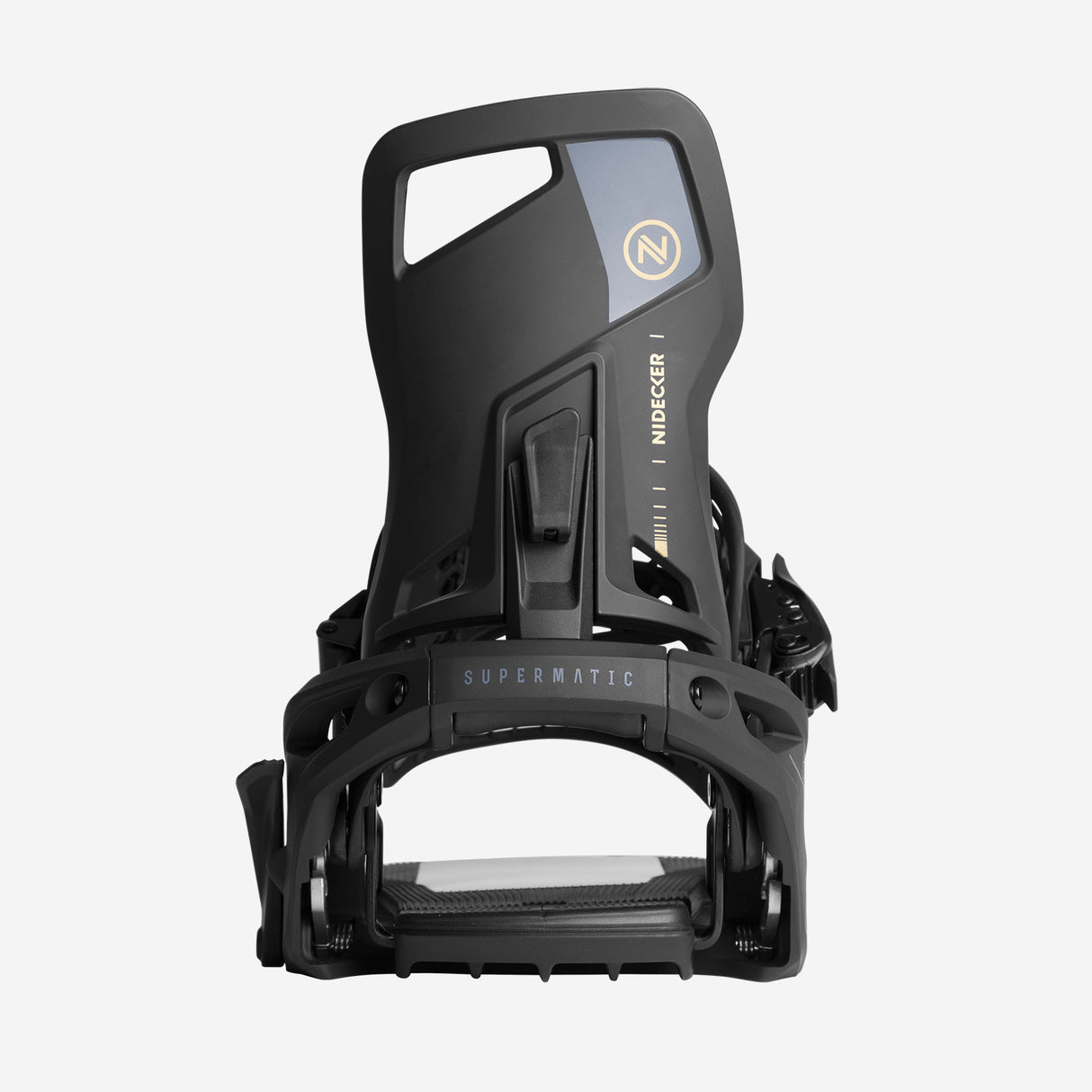 Nidecker Supermatic Snowboard Bindings - Black