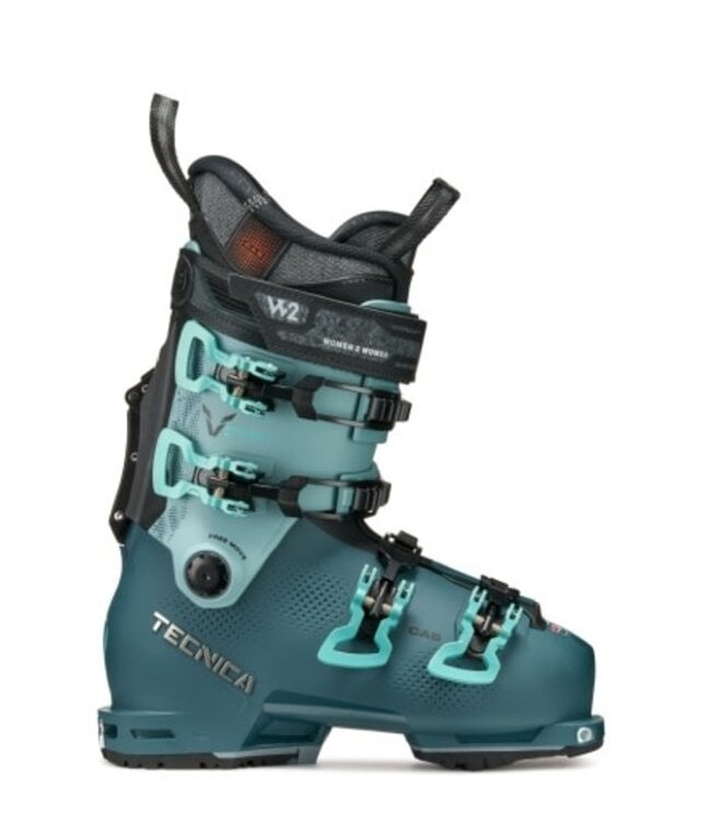 Tecnica Cochise 105 W women's ski boot with four buckles shown in lateral profile view
