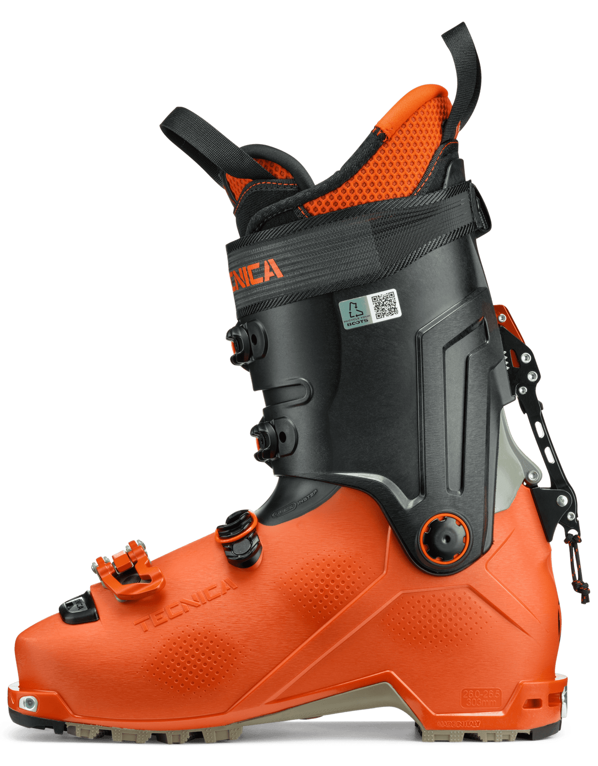 Tecnica Zero G Tour Pro alpine touring ski boot with four buckle closure system