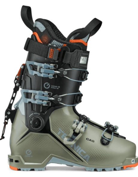 Tecnica Zero G Pro W alpine touring ski boot with buckle closure and textured shell