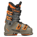 Tecnica Mach1 Junior alpine ski boot with four buckles and orange accents