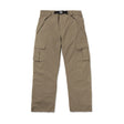 Volcom cargo snow pants with buckle belt, side pockets, and relaxed fit
