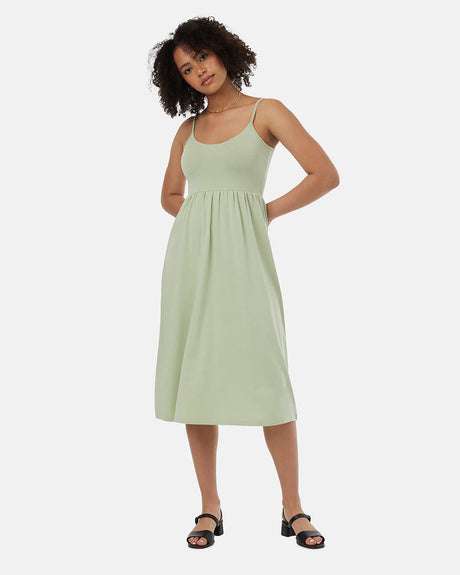 Tentree Modal Sunset Dress - Light Sage