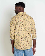 Toad & Co. Flannagan Long Sleeve Shirt - Carob Dog Print