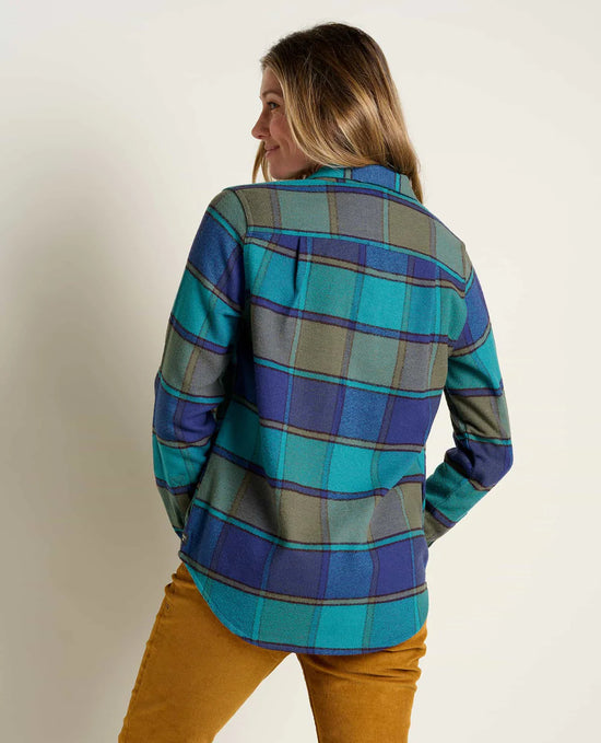 Load image into Gallery viewer, Toad &amp;amp; Co Folk Yeah Shirt Jacket - Cyan
