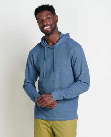 Toad & Co. Framer II Long Sleeve Hoodie - Pacific Blue