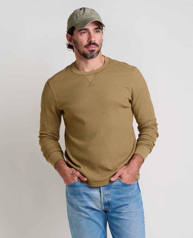 Toad & Co Framer II Long Sleeve Crew - Honey Brown