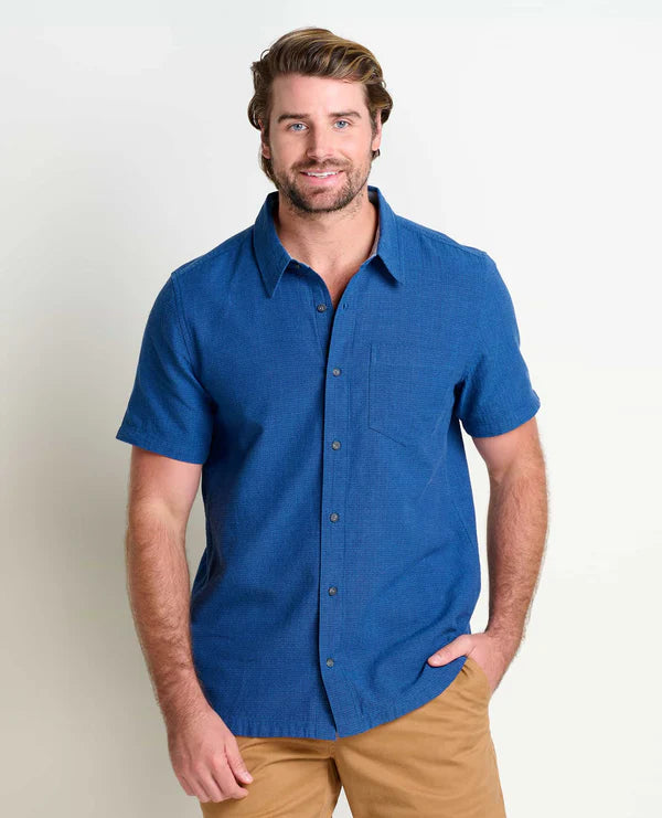 Toad & Co. Harris Short Sleeve Shirt - Pacific
