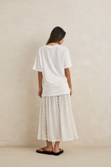 Rhythm Gigi Lace Maxi Skirt