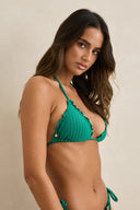 Rhythm Pacific Rib Slide Tri Swimwear Top