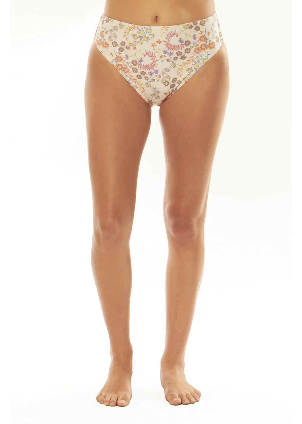 Sisstr Vine Coral Kiss Hipster Swim Bottoms - Sea Salt