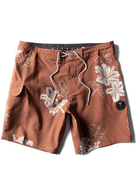 Vissla Byebiscus 17.5" Boardshort - Terracotta