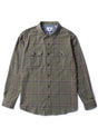 Vissla Central Coast Eco Ls Flannel - Dark Olive