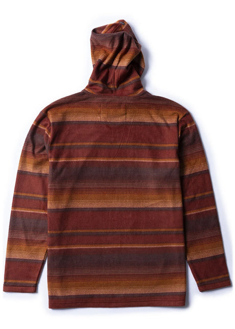 Vissla Eco-Zy Po Hoodie - Fired Brick