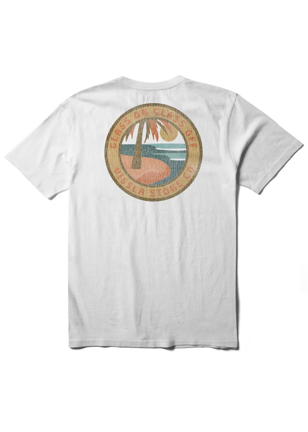 Vissla Glass On Glass Off Organic Blend SS Tee - White